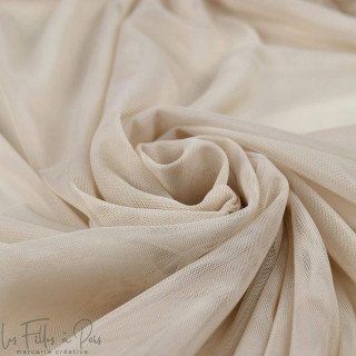 Coupon de tulle souple uni - Naturel - 100cm Autres marques - Tissus et mercerie - 119