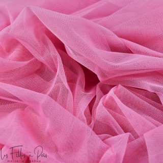 Coupon de tulle souple uni - Rose Fuchsia - 140cm Autres marques - Tissus et mercerie - 196