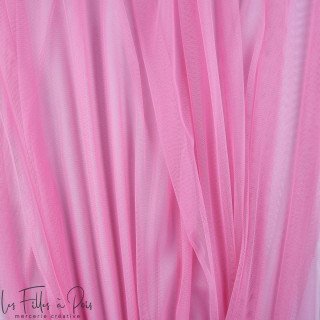 Coupon de tulle souple uni - Rose Fuchsia - 140cm Autres marques - Tissus et mercerie - 198