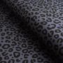 Tissu jersey motif léopard collection "Contrastes" - Gris bleu et noir - Les Filles à Pois Les Filles à Pois - Design ® - Mercer