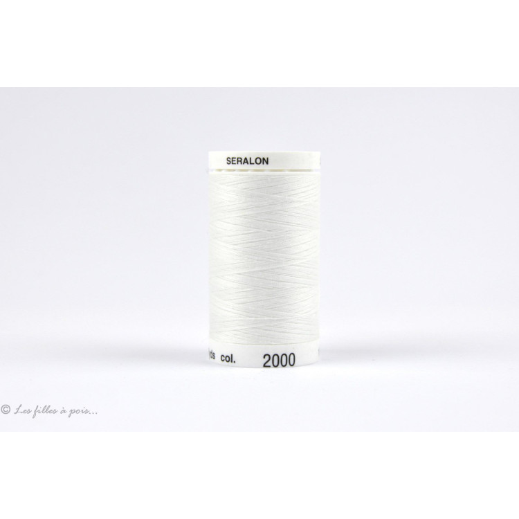 Mettler ® Seralon hilo de coser 500m - blanco - 2000 METTLER ® - Fils à coudre et à broder - 1