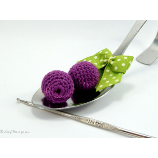 Perle crochetée - Crochetée à la main Sélection Les Filles à Pois - Mercerie et Tissus - 1