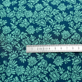 Tissu coton motif fleur "Tiny meadow nova" - Tons verts - AGF Art Gallery Fabrics ® - Tissus - 4