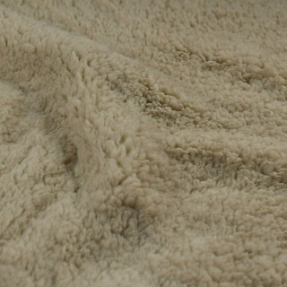 Tissu Teddy-Fourrure SHERPA Mouton - Naturel Autres marques - Tissus et mercerie - 3