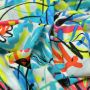 Tissu popeline motif abstrait - Multicolore Autres marques - Tissus et mercerie - 1