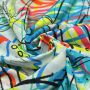 Tissu popeline motif abstrait - Multicolore Autres marques - Tissus et mercerie - 2