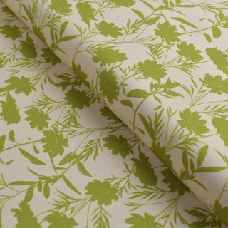 Tissu lycra motif fleurs collection "Klass" - Ecru et vert - Les Filles à Pois - UV50+ Les Filles à Pois - Design ® - Mercerie e