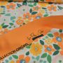 Tissu lycra motif fleurs collection "Original" - Tons orangés - Les Filles à Pois - UV50+ Les Filles à Pois - Design ® - Merceri
