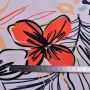 Tissu lycra motif fleurs collection "Anna" - Tons orangés et roses - Les Filles à Pois - UV50+ Les Filles à Pois - Design ® - Me