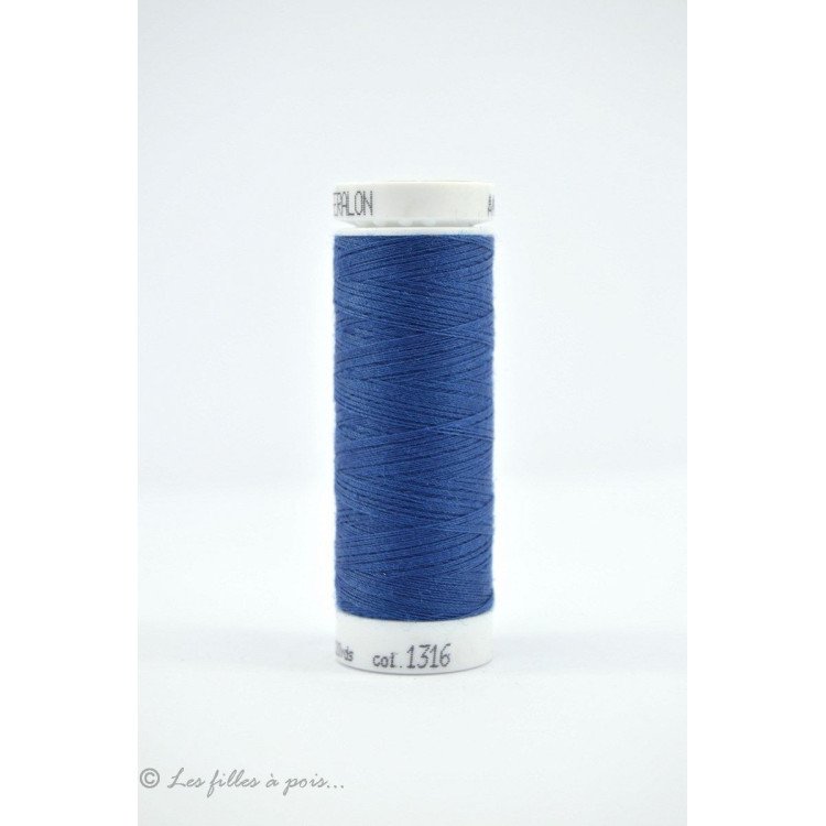 Fil à coudre Mettler Seralon 200m - Bleu - 1316 METTLER ® - Fils à coudre et à broder - 1