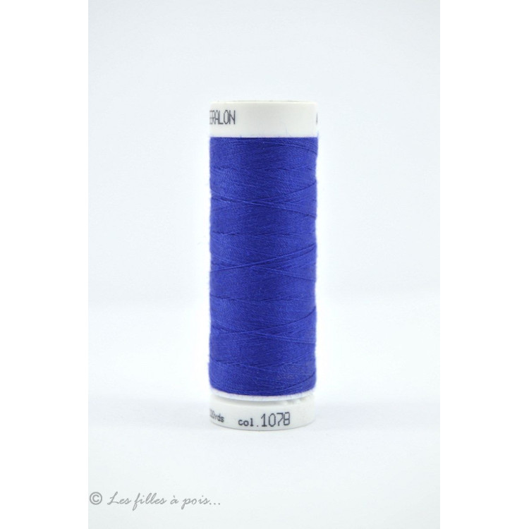 Fil à coudre Mettler Seralon 200m - Bleu - 1078 METTLER ® - Fils à coudre et à broder - 1