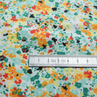 Tissu lycra motif fleurs collection "Daisy" - Multicolore - Les Filles à Pois - UV50+ Les Filles à Pois - Design ® - Mercerie et