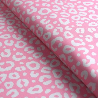 Tissu lycra motif fleurs collection "Contrastes" - Rose et écru - Les Filles à Pois - UV50+ Les Filles à Pois - Design ® - Merce