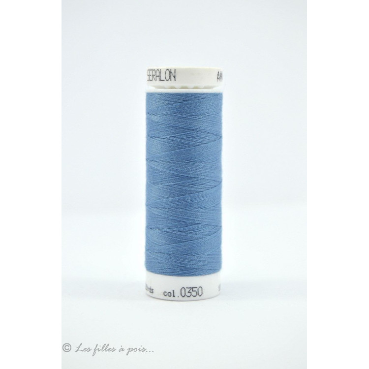 Fil à coudre Mettler Seralon 200m - Bleu - 0350 METTLER ® - Fils à coudre et à broder - 1