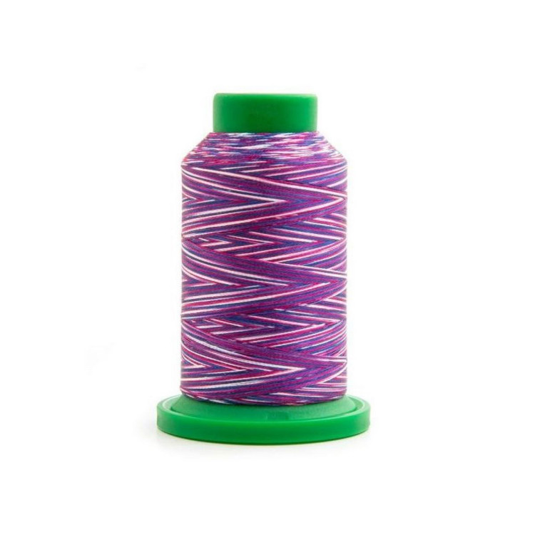 Fil à broder universel machine ISACORD MULTI COLORE Chiné 1000M - violet - 9918 METTLER ® - Fils à coudre et à broder - 1