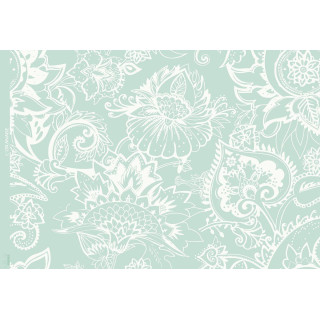 Tissu french terry motif paisley "L'Oranaise" - Vert amande - Les Filles à Pois Les Filles à Pois - Design ® - Mercerie et Tissu