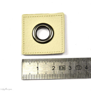 Ilhó de costura quadrado em imitação de couro - Conjunto de 2 - 8mm Venda online
