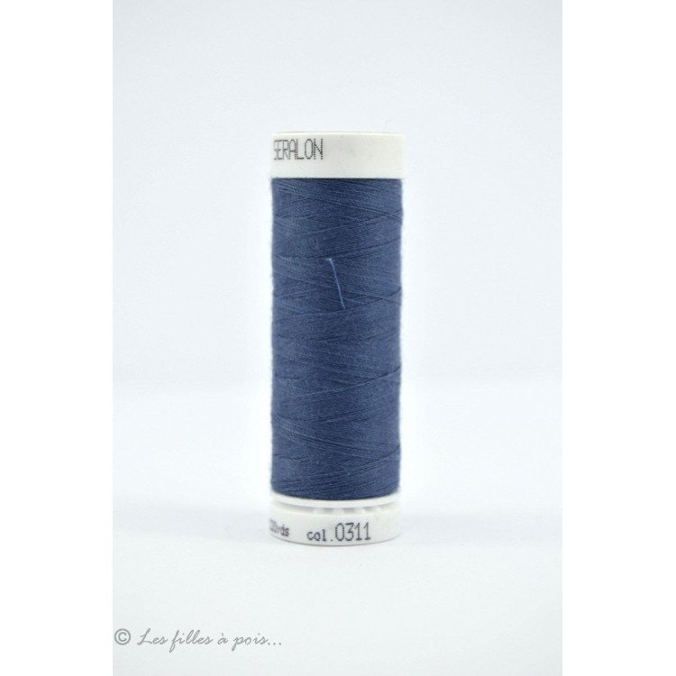 Fil à coudre Mettler ® Seralon 200m - Bleu - 0311 METTLER ® - Fils à coudre et à broder - 1