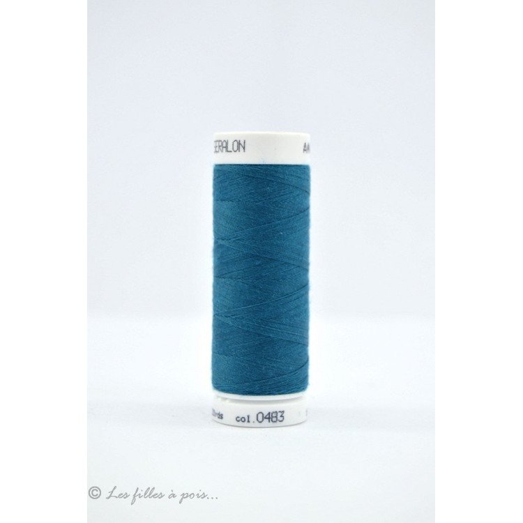 Fil à coudre Mettler ® Seralon 200m - Bleu - 0483 METTLER ® - Fils à coudre et à broder - 1