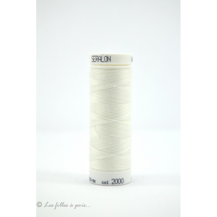 Fil à coudre Mettler ® Seralon 200m - Blanc - 2000 METTLER ® - Fils à coudre et à broder - 1