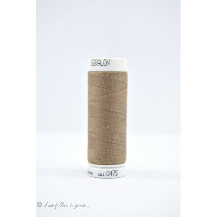 Fil à coudre Mettler ® Seralon 200m - Beige - 0475 METTLER ® - Fils à coudre et à broder - 1