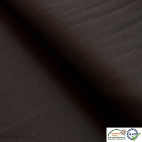 Coupon tissu jersey punto di milano coton uni - Noir - 30cm Autres marques - Tissus et mercerie - 1