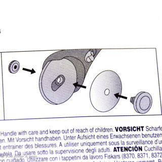 Cortador rotativo de flores Fiskars ® - 45mm Fiskars ® - Ciseaux et outils de coupe - 9