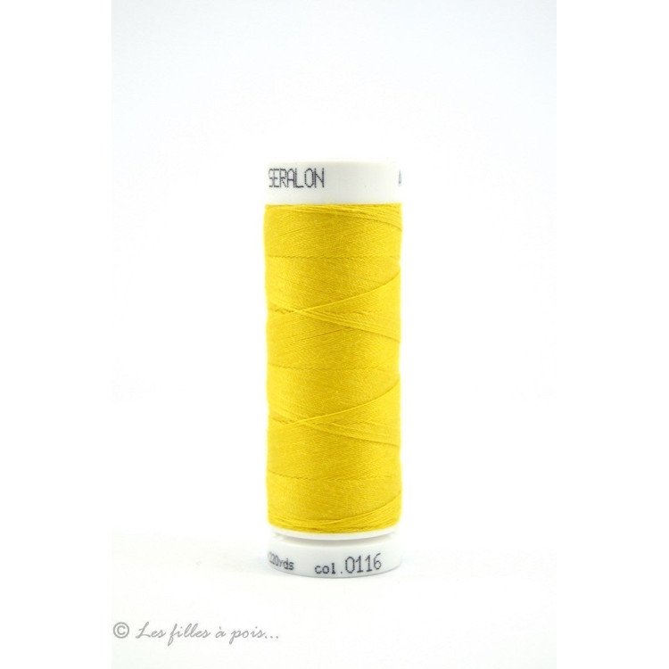 Fil à coudre Mettler ® Seralon 200m - Jaune - 0116 METTLER ® - Fils à coudre et à broder - 1